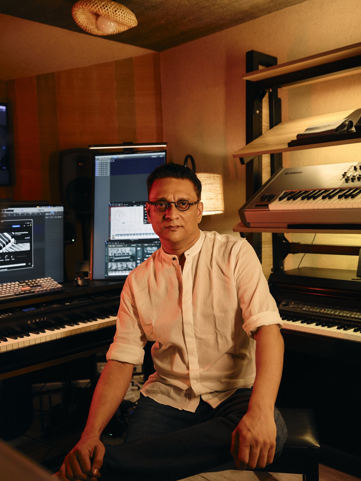 Rohit R Kulkarni at the keyboard
